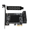 Jadeshay Card USizeB, 6-Port SizeATA 3.0 PCI Expansion Card Riser Card Compatible,3G 1.5G HDD