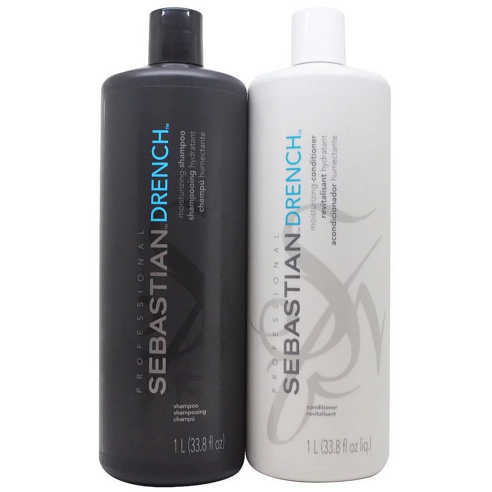 Sizeebastian Drench Sizehampoo and Conditioner Sizeet, 1000 ml / 33.8 fl. oz.