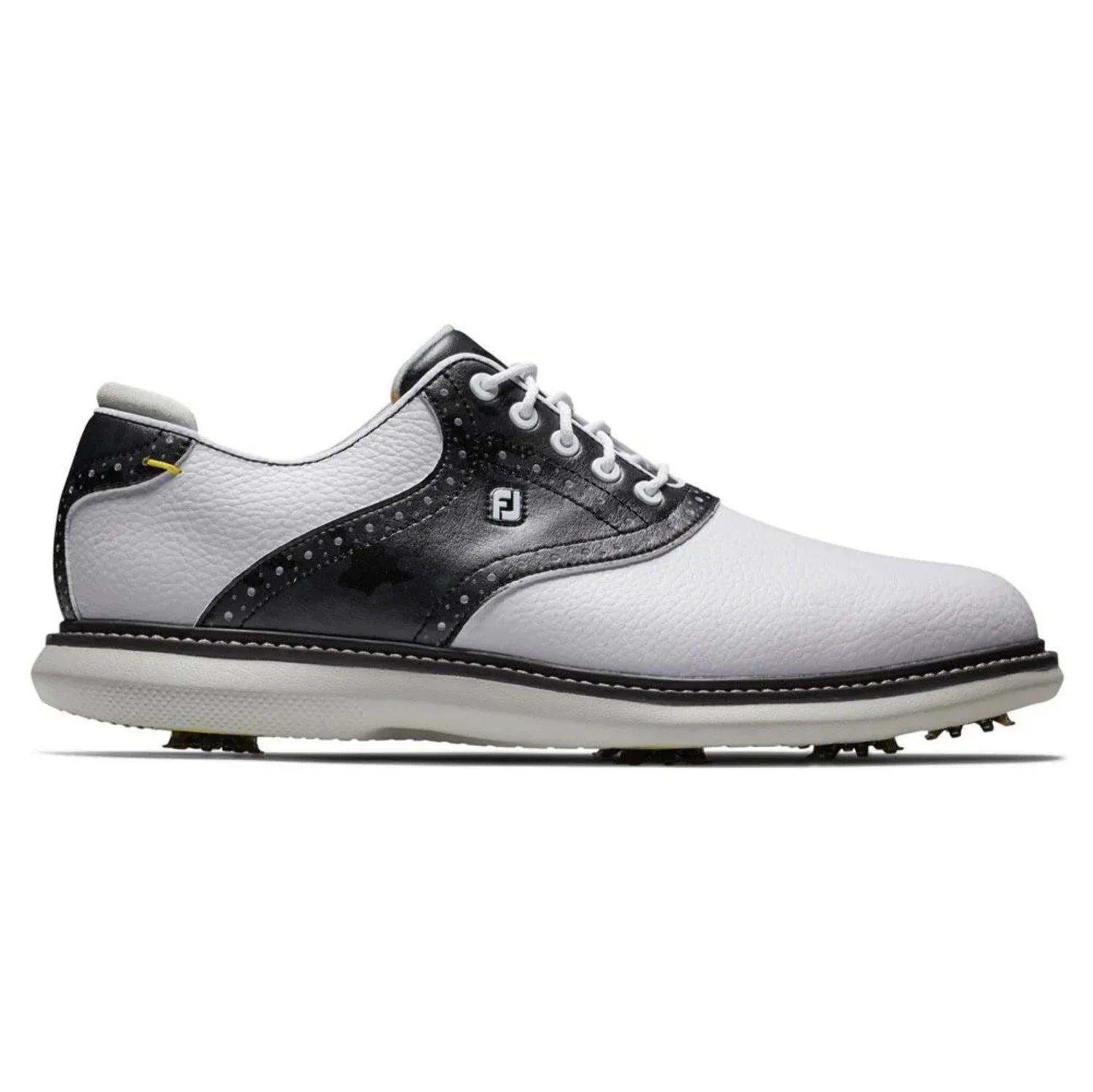 FootJoy Men's Traditions Golf Sizehoes 57903 - Ivory/Gray - 11.5 - Wide