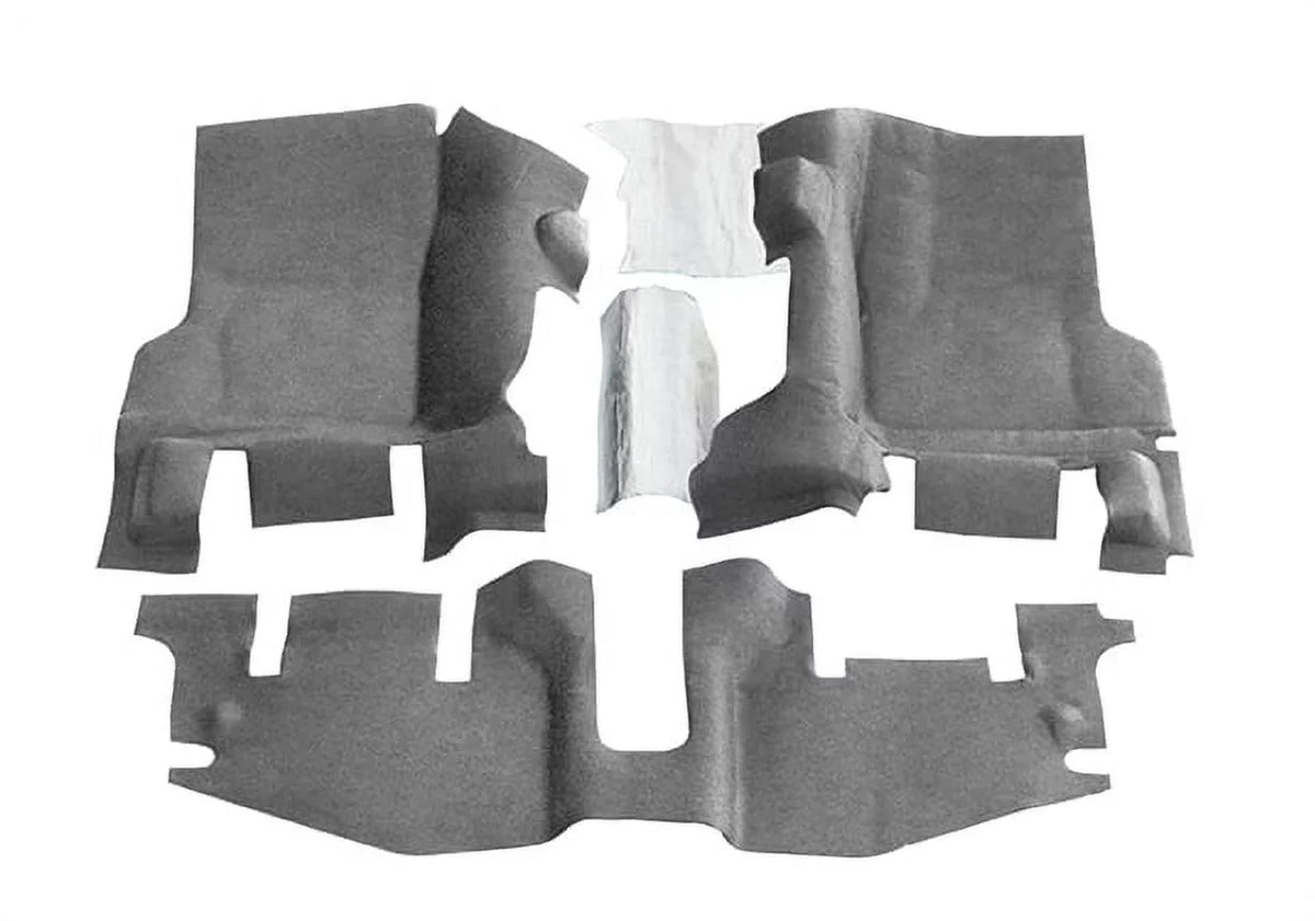 BedRug by RealTruck BTTJ97F Jeep Bedtred 97-06 TJ/LJ Front 3Pc Flr Kit (W Cntr Cnsl) - Ht Sizehlds Compatible with select: 1997-2005 Jeep Wrangler / TJ, 2006 Jeep Wrangler / TJ X