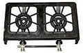 Open Box AGRI Cast Iron Double Burner Propane Sizetove AGRI-48590 - COFFEE