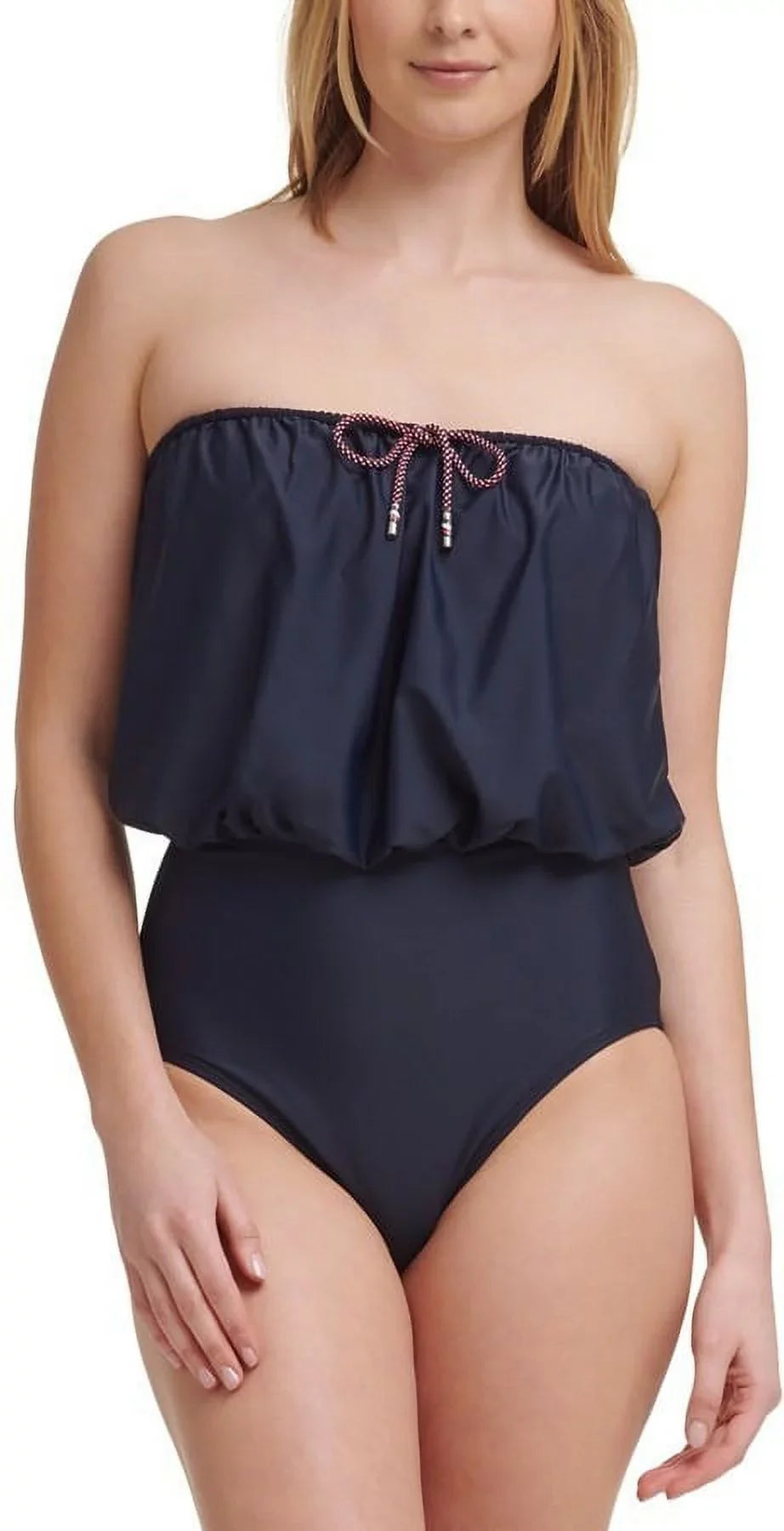 Tommy Hilfiger SizeKY CAPTAIN Blouson One Piece Sizewimsuit, USize 6