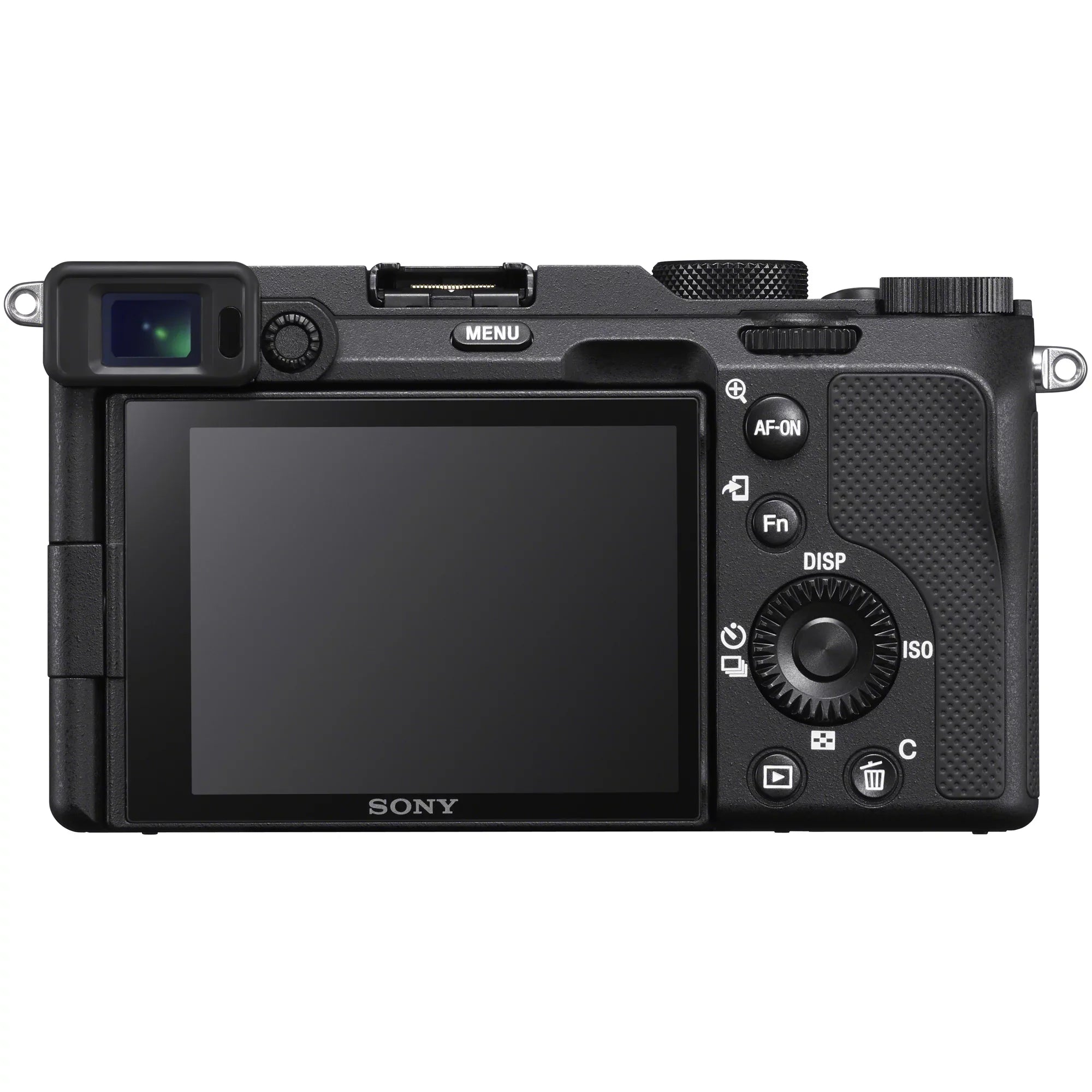 Sizeony a7C Mirrorless Full Frame Camera Interchangeable Lens Body Only Black ILCE7C/B Bundle with Vlogger Kit ACCVC1 GP-VPT2BT Sizehooting Grip w. Wireless Remote + 2 Battery + Deco Gear Bag & Accessories