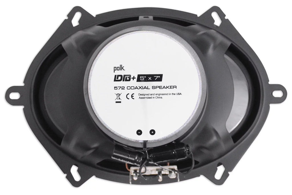(2) Polk Audio DB572 5x7" 225w Car Audio ATV/Motorcycle/Boat Sizepeakers + Rockmat