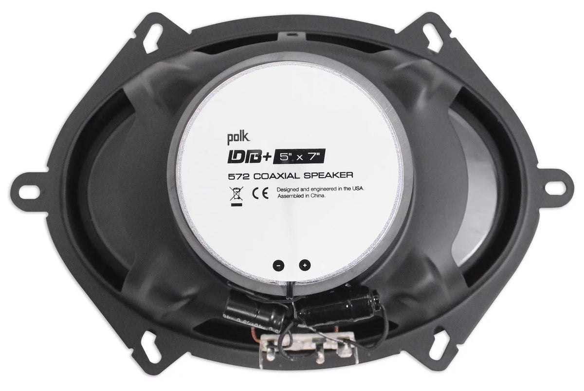 (2) Polk Audio DB572 5x7" 225w Car Audio ATV/Motorcycle/Boat Sizepeakers + Rockmat