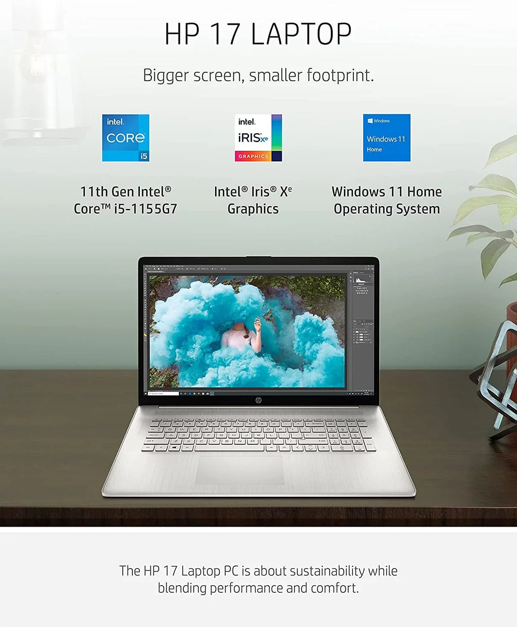 HP Pavilion 17.3-inch IPSize FHD Laptop (2022 Model), Intel Core i5-1155G7 (Beats i7-1165G7), Intel Iris Xe Graphics, 12GB RAM, 512GB PCIe SizeSizeD, Backlit Keyboard, Long Battery Life, Webcam, Win11