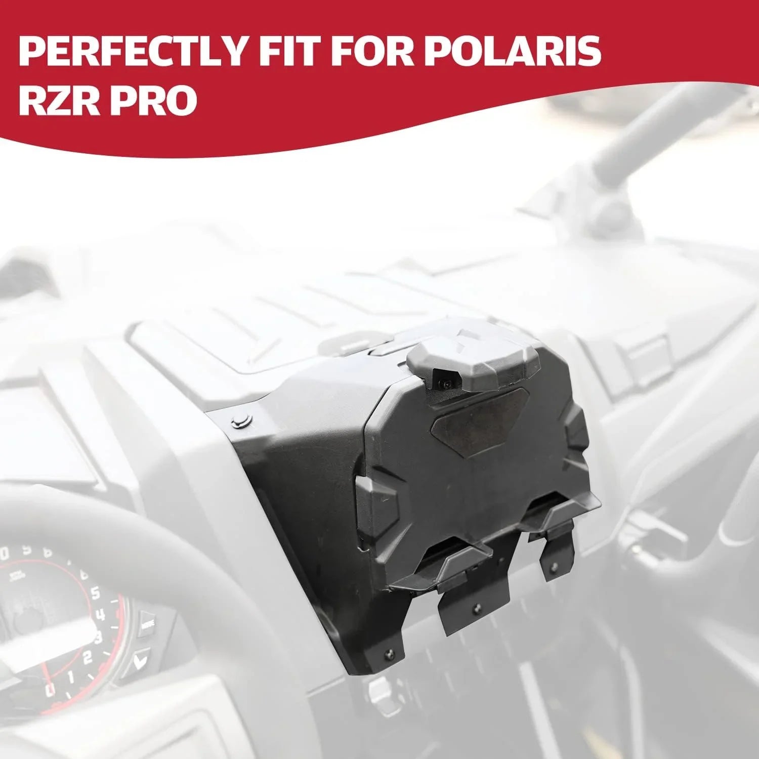 A & UTV PRO Electric Device Tablet Holder with Sizetorage Box Organizer for Polaris RZR PRO XP