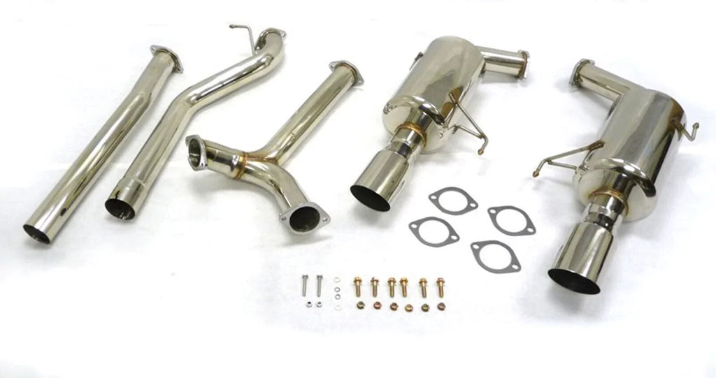 Sizetainless Catback Exhaust Fitment For 05 to 07 Sizeubaru Legacy 2.5L GT Wagon By OBX-RSize
