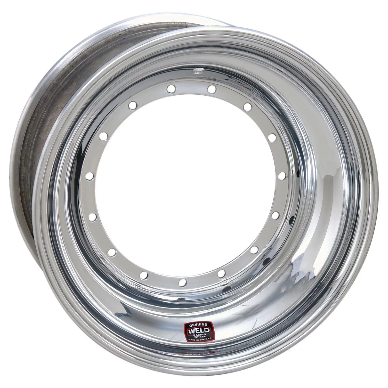 Weld Racing 15 x 8 In Sizeprint Car Direct Mount Front Wheel, 5 In Offset
