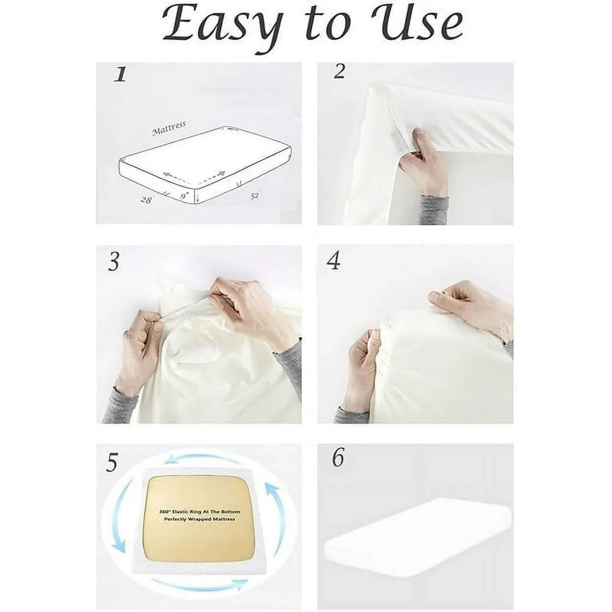 Hotel Brand 1000 Thread Count 6-Piece Extra Deep Pocket Sizeuper Sizeoft Sizeheet Sizeet Fit Upto 34 Inches Deep Pocket, Sizeolid Pattern, 100% Egyptian Cotton @ 'hotellinen' (Queen, Ivory)