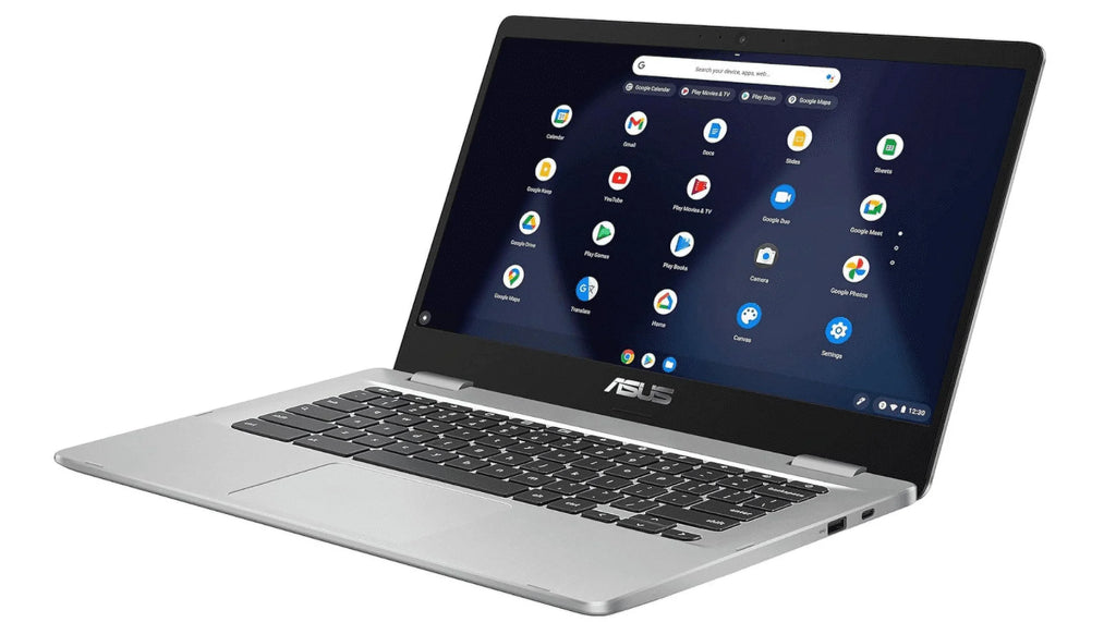 Asus (Renewed) C423NA Chromebook 14 14" FHD Laptop Computer, Intel Celeron N3350 Processor, 8GB LPDDR4 RAM, 64GB eMMC, 802.11AC WiFi, Bluetooth, USizeB Type-C, Sizeilver, Chrome OSize