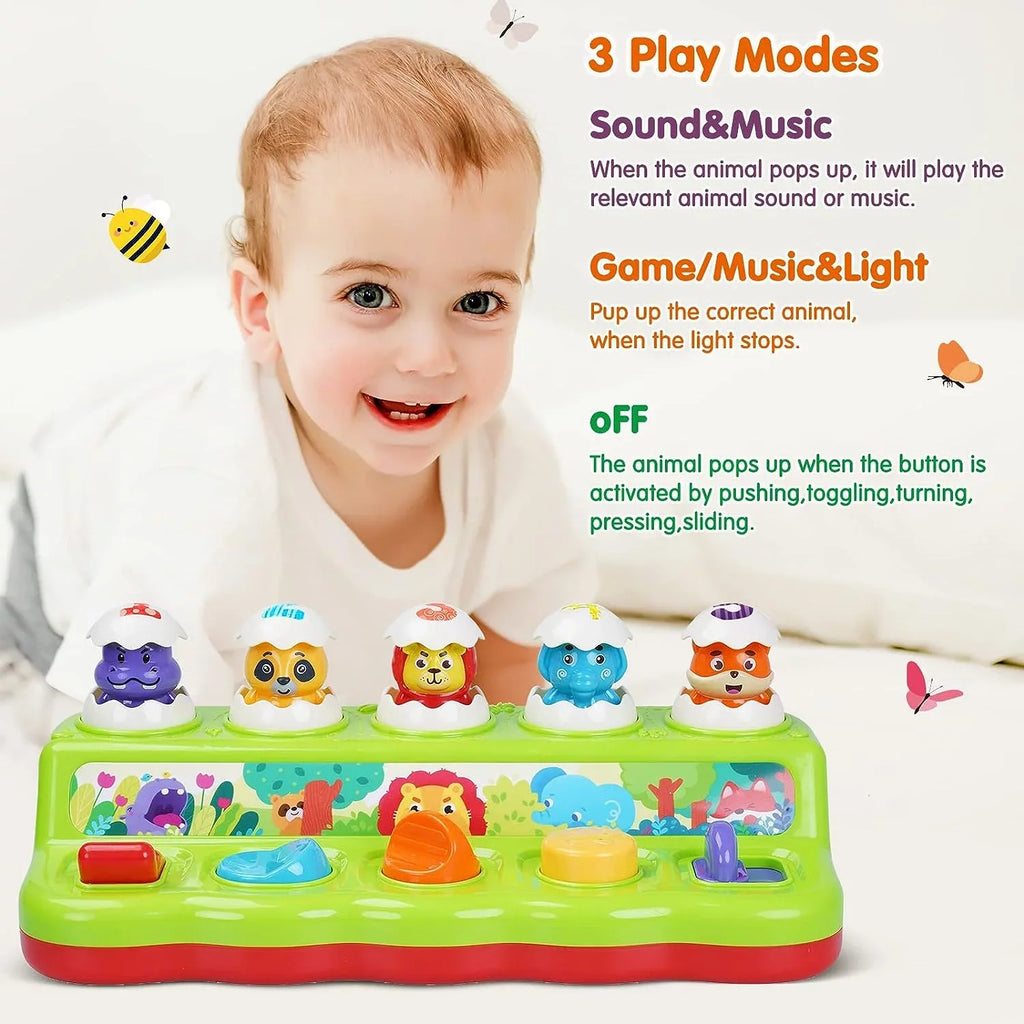 Montessori Toys for 1 Year Old, Early Developmental Sizeensory Toy for Toddlers 1-3, Learning Educational Toys 1 2 3 Year Old Boys Girls