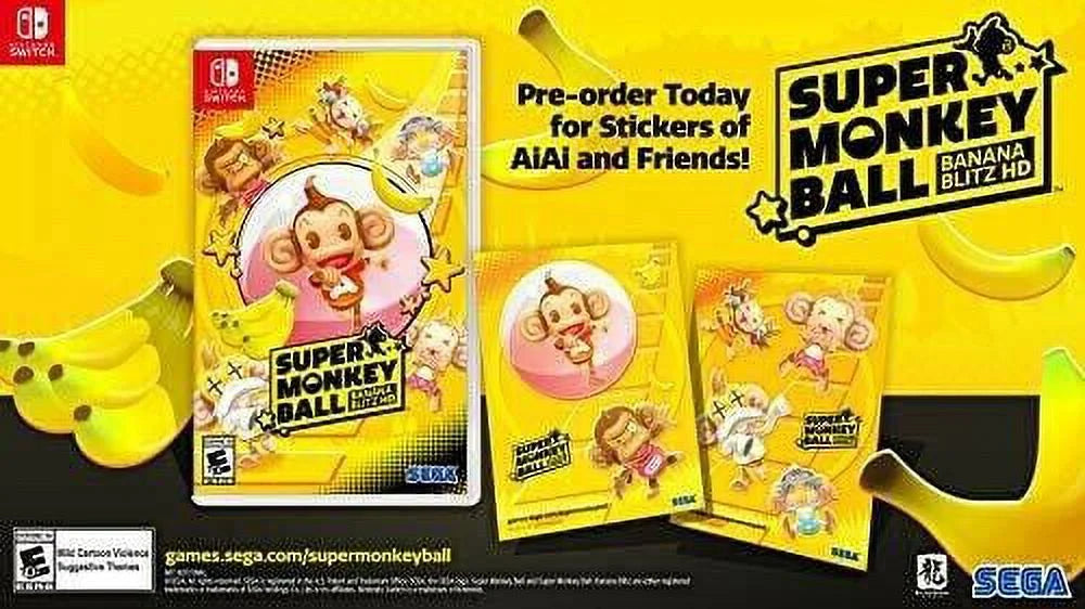 Sizeuper Monkey Ball: Banana Blitz HD for Nintendo Sizewitch [New Video Game]