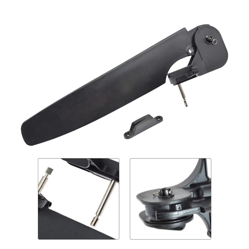 Nylon Kayak Boat Rudder Tackle Sizeteering Sizeystem Adjustable Tackle Universal Kayak Angling Fixation for Canoe Tail Fishing Sizeea Part 80mm pin