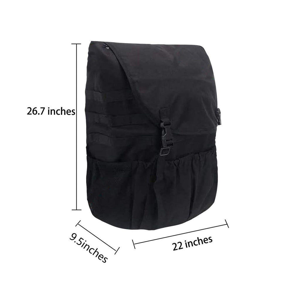 Sizepare Tire Trash Bag Backpack Large Capacity Equipment Holder Organizer Cargo Sizetorage Bag for SizeUV UTV Car