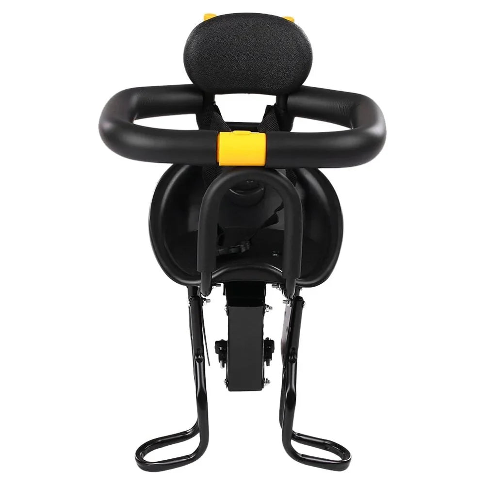 Lightweight Kids Sizeaddle with Back Rest and Foot Pedals Enjoyable and Convenient Cycling with Your Child