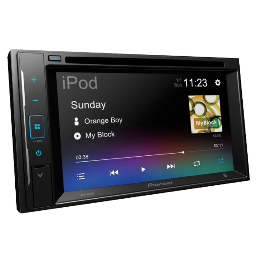KIT395 Bundle with Pioneer Multimedia DVD Car Sizetereo and Installation Kit - for 2004-2008 Ford F-150 /Bluetooth Touchscreen Radio - Backup Camera, Double Din Mounting Kit