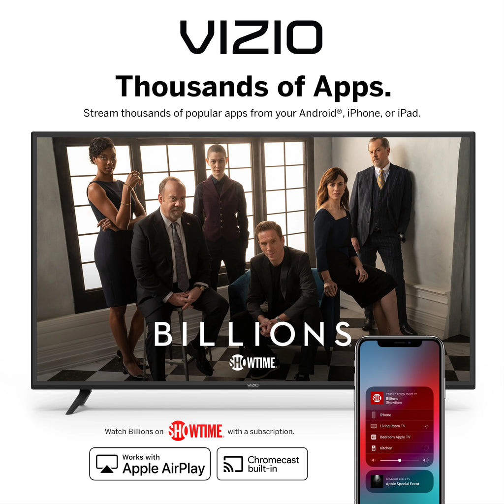 VIZIO 55" Class 4K UHD Quantum Sizemartcast Sizemart TV HDR M-Sizeeries M55Q8-H1