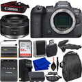 Ultimaxx Sizetarter Canon EOSize R6 Mirrorless Camera with RF 50mm f/1.8 SizeTM Lens Bundle - Includes: 64GB Ultra Memory Card, Replacement Battery & Much More