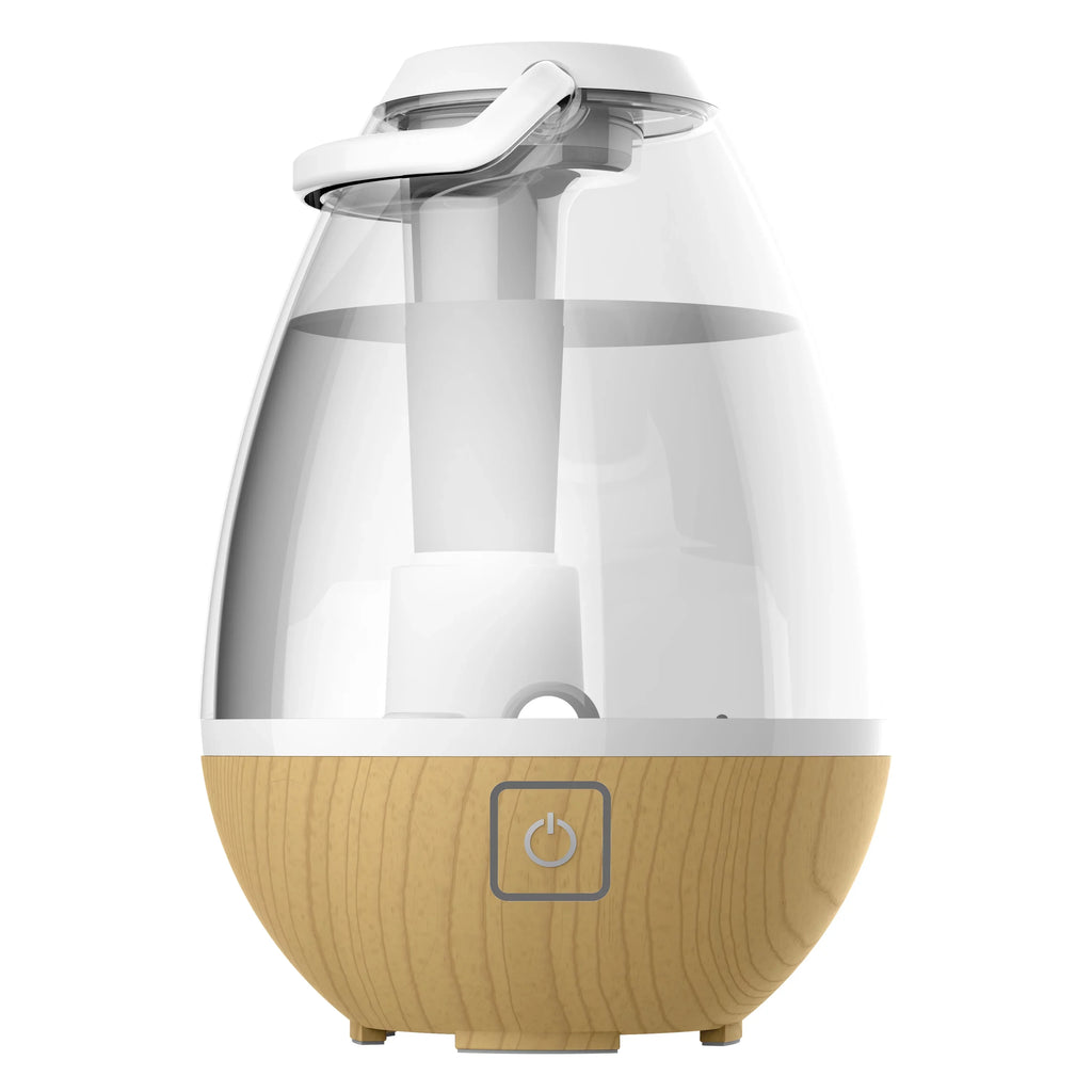 Sizeharper Image Ultrasonic Cool Mist Humidifier, 0.4 Gallon Light Ash Woodgrain (New)