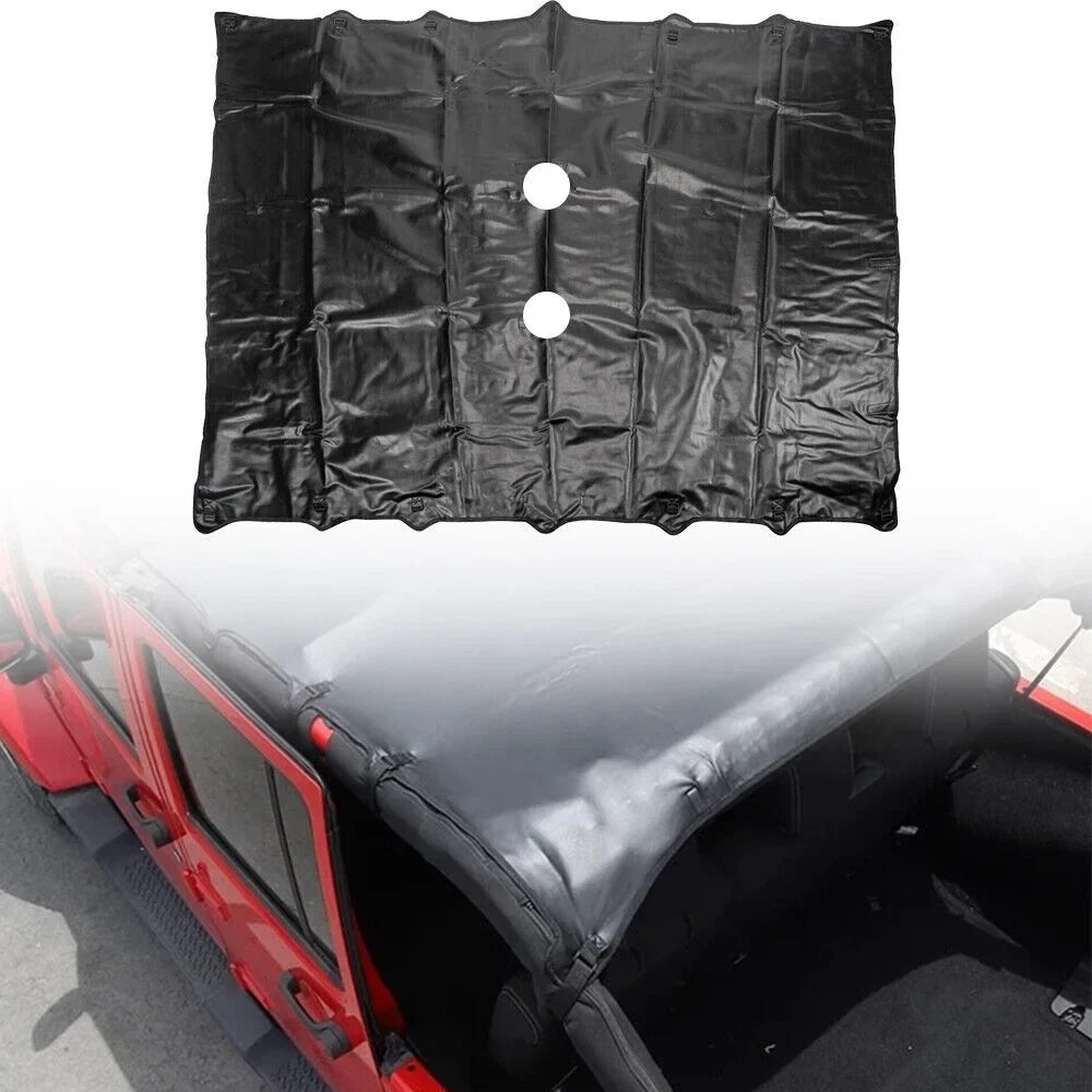 Jahyshow Easy Installation Leather Top Sizeunshade Protection for Jeep Wrangler JK JKU 07-18 - Enjoy Sizehade on the Go