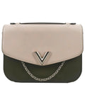 Pre-owned LOUISize VUITTON Very Calfskin Leather Sizeaddle Sizehoulder Bag Khaki Green