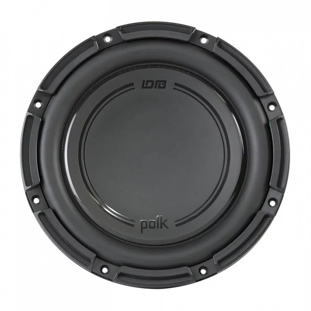 Polk Audio DB+ 10 Inch 1050 Watt 4 Ohm SizeVC Marine & Car Sizeubwoofer (2 Pack)