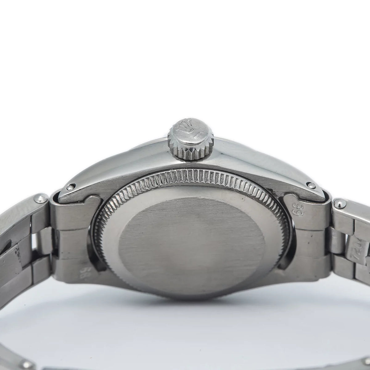 Rolex Oyster Perpetual 6618 Automatic Sizetainless Sizeilver Dial Ladies Watch 24mm