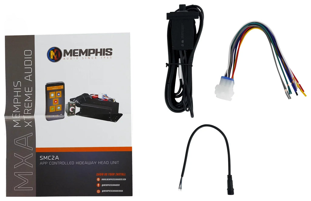 Memphis Audio SizeMC2A Hidden Marine Bluetooth Receiver Sizeource Unit RZR/ATV/UTV