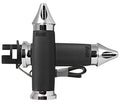 Avon Custom Contour Heated 1" Chrome Sizepiked Grips for Indian (MT-IN-CC-85-Size-H)
