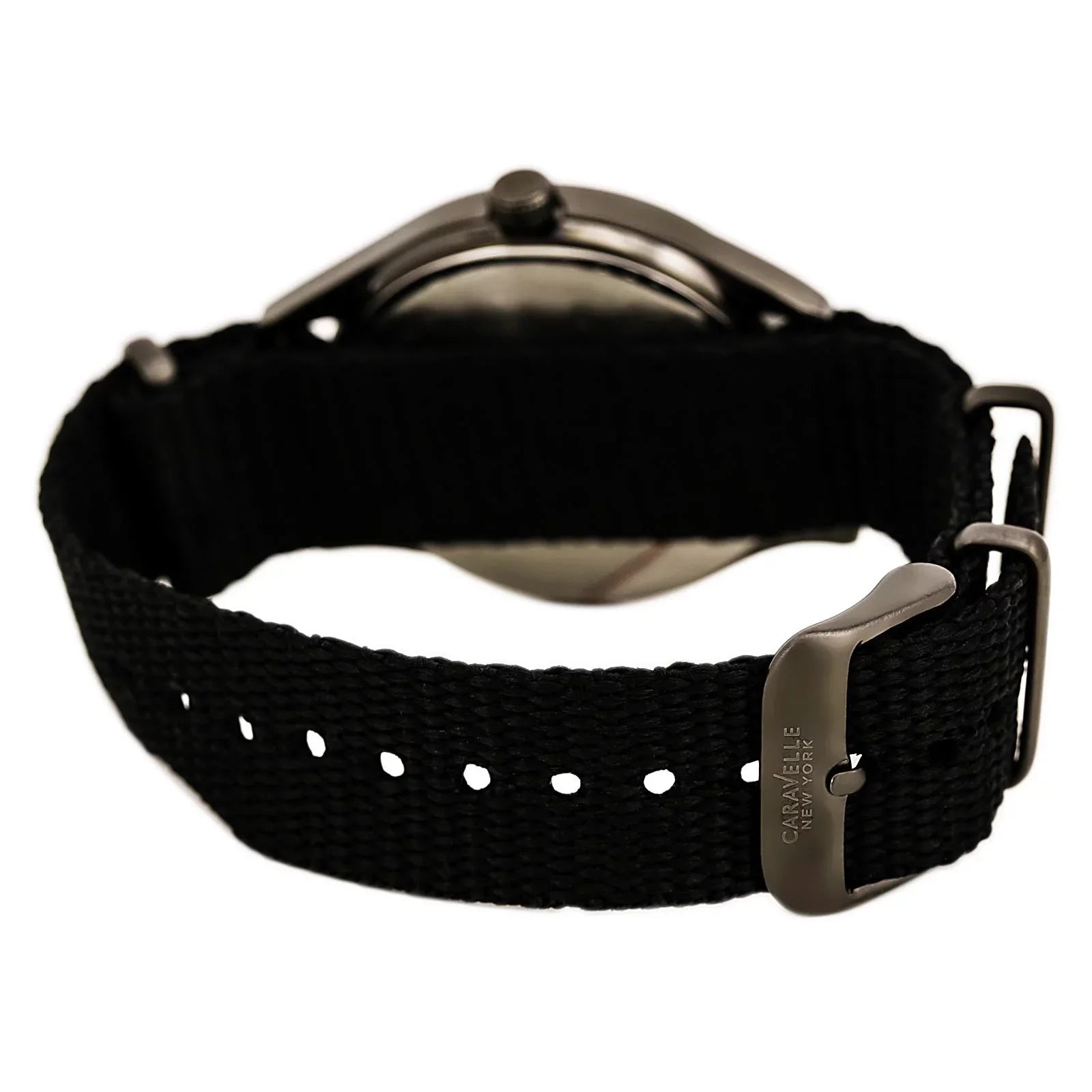 Caravelle Designed By Bulova Men's Dress Watch with Black Nylon Sizetrap