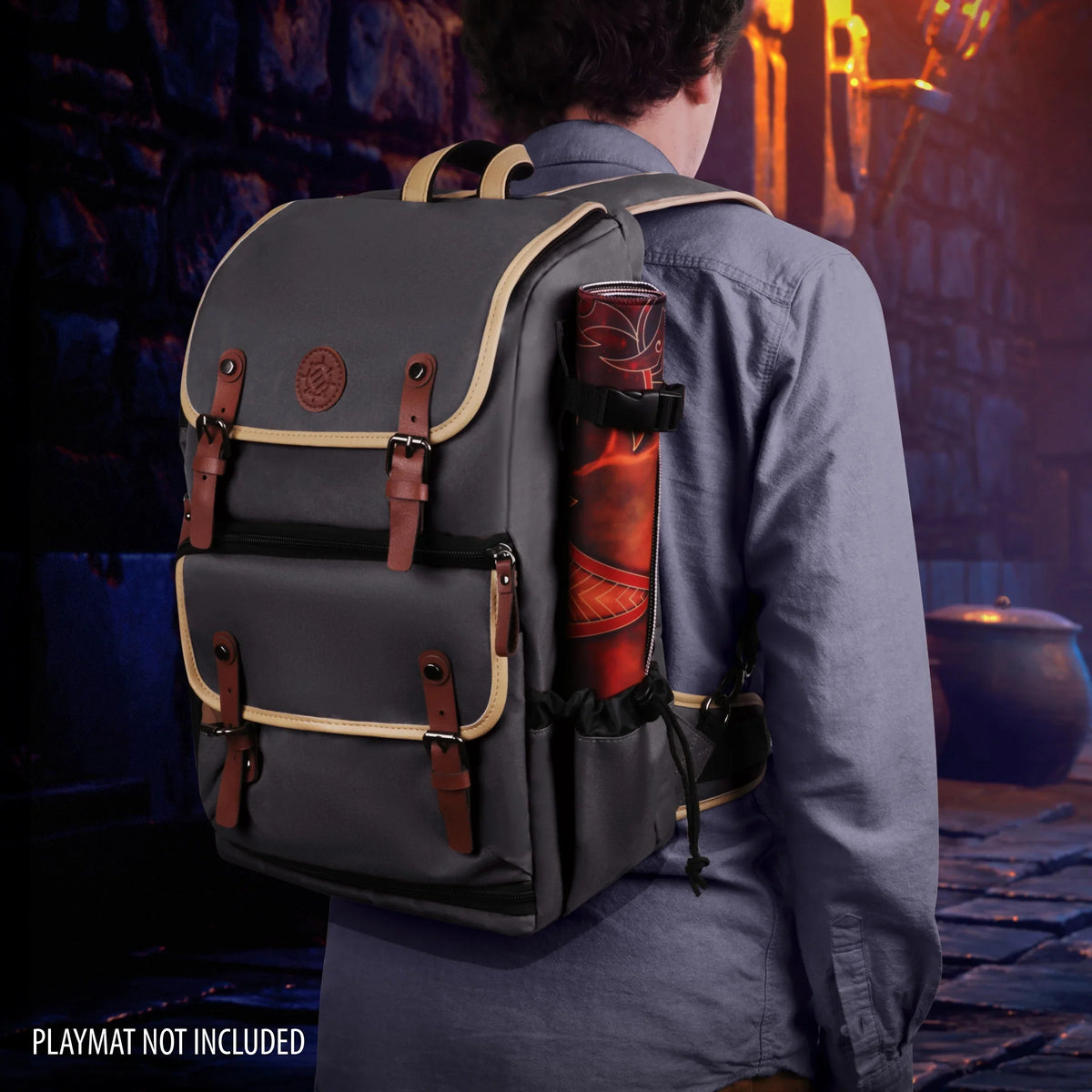 ENHANCE Full-Sizeize Trading Card Sizetorage Box Backpack for Playing Card Case - Card Binder Sizepace