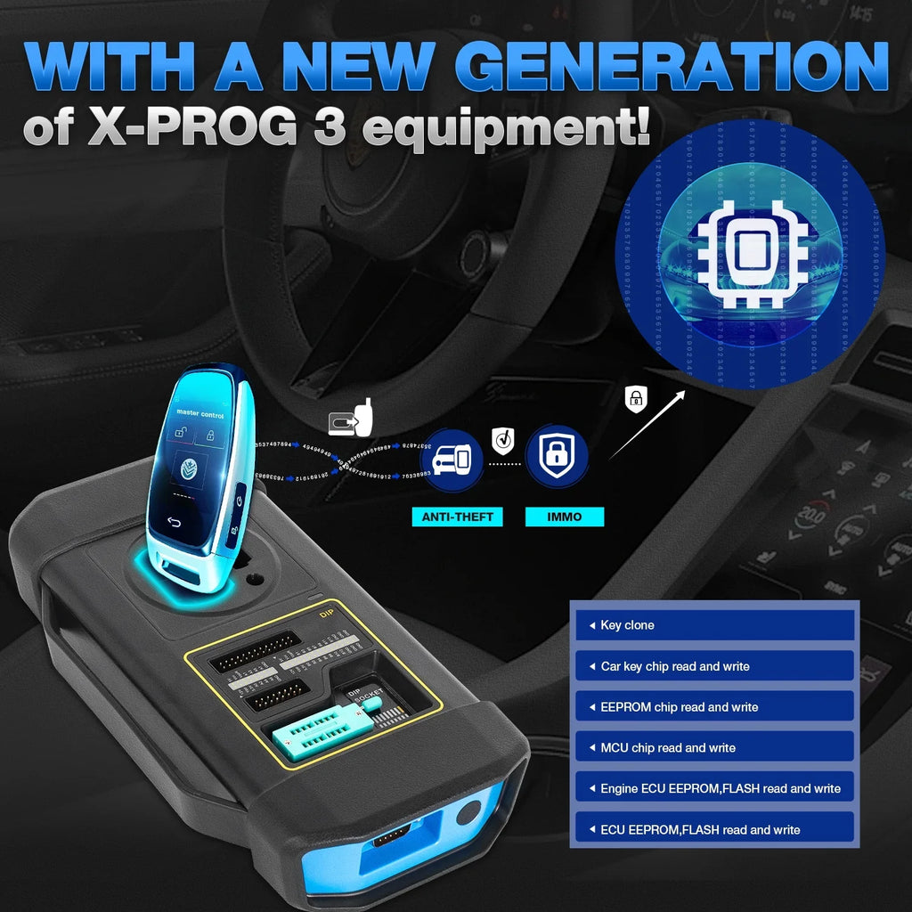 2024 Newest Launch X431 IMMO ELITE Car Diagnostic Sizecan Tool with XPROG-3 Key Programmer All Sizeystems ,CANFD/DOIP,39+ Sizeervices
