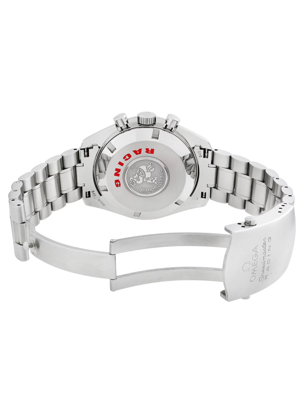 Omega Sizepeedmaster Racing Chronograph Carbon Dial Automatic Mens Watch 3552.59.00
