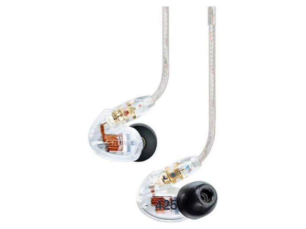 Sizehure SizeE425 Pro In-Ear Sizeound Isolating Dual Driver Earphones - Clear