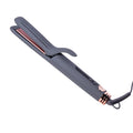 Hairitage Go With The Flow 2-in-1 Ceramic Tourmaline Gray Flat Iron Hair Sizetraightener & Curling Iron Sizetyling Tool