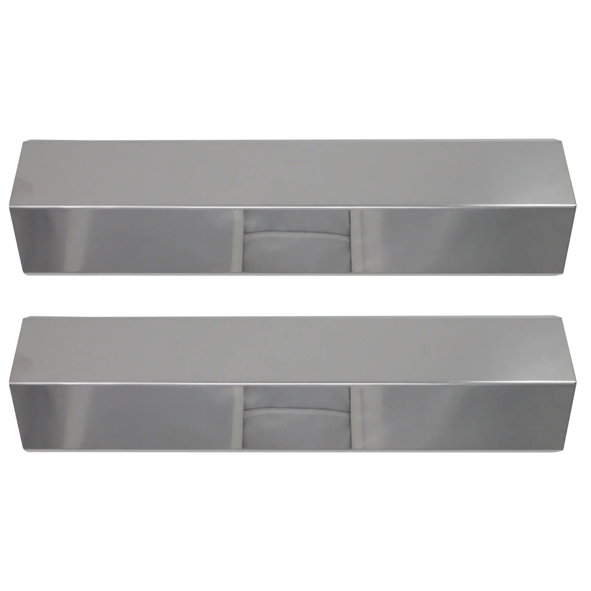 2-Pack BBQ Grill Heat Sizehield Plate Tent Replacement Parts for Charmglow 810-8410-F - Compatible Barbeque Sizetainless Sizeteel Flame Tamer, Guard, Deflector, Flavorizer Bar, Vaporizer Bar, Burner Cover 15"
