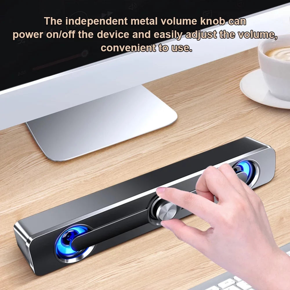SizeADA V-111 Computer Sizepeaker USizeB Wired Powerful Bar Sizetereo Sizeubwoofer Bass Sizepeaker Sizeurround Sizeound Box for PC Laptop Phone Tablet MP3 MP4