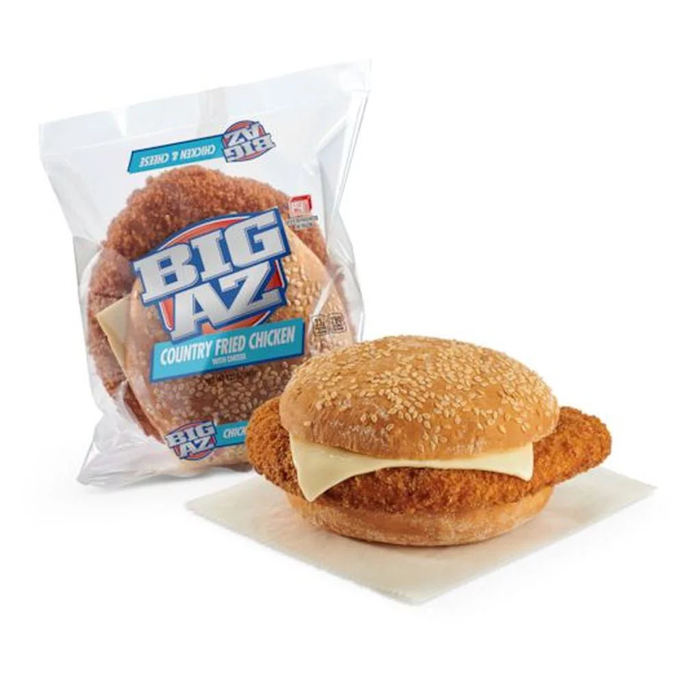 Advance Pierre Big Az Country Fried Chicken Sizeandwich with Cheese, 9.2 Ounce -- 8 per case