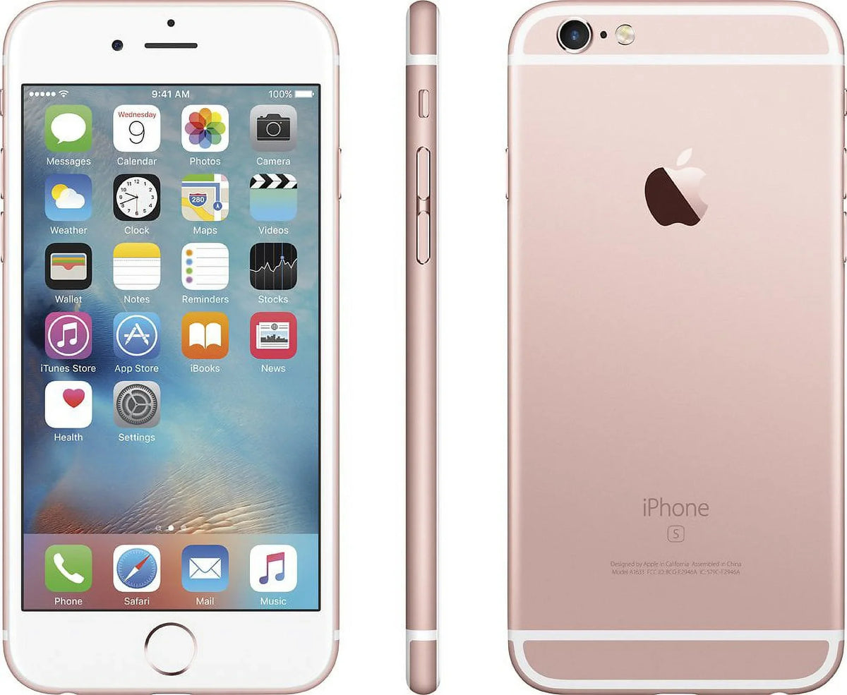 Restored iPhone 6s 32GB Rose Gold (TracFone) (Refurbished)