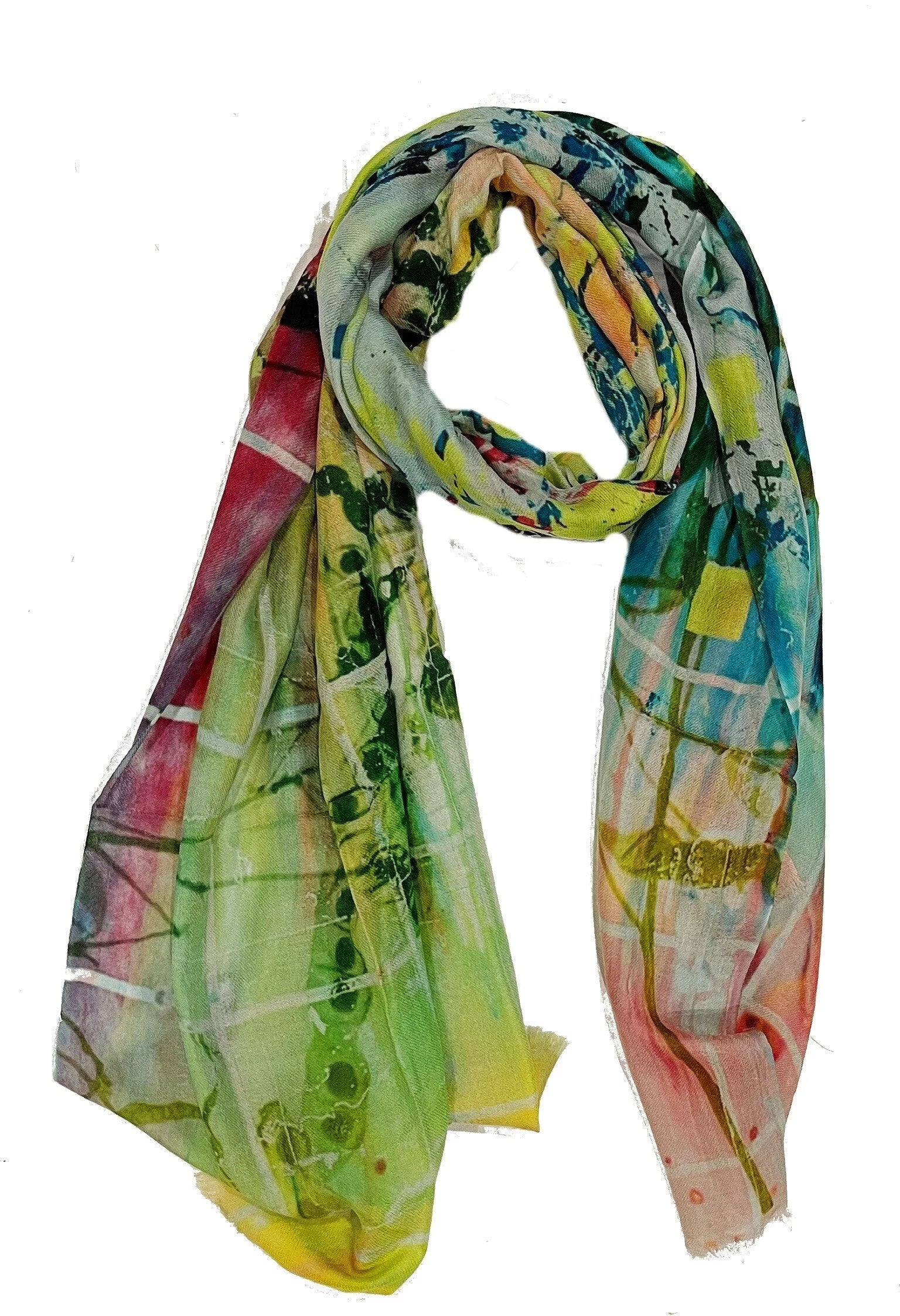 Pods & Print - Cashmere/Wool Blend Sizecarf by James Paul Cheung