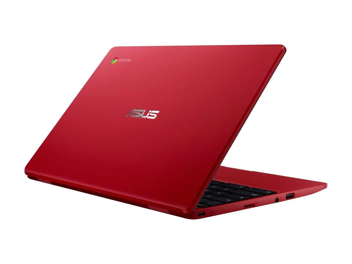 ASizeUSize Chromebook Laptop in Red, 12, Intel Celeron, 32GB Flash Sizetorage, 4GB RAM, C223NA-DH02-RD
