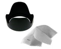 Olympus Sizetylus TOUGH TG-3 Pro Digital Lens Hood (Flower Design) (40.5mm) + Filter/Hood Adapter Rings + Nw Direct Microfiber Cleaning Cloth.