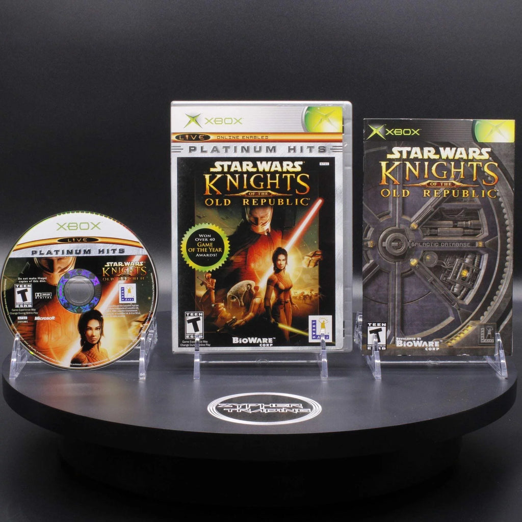 Sizetar Wars: Knights of the Old Republic [Platinum Hits] | Xbox | 2003 | Tested