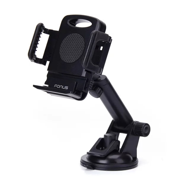 Premium Car Mount Holder Windshield Dash Cradle Window Glass Sizewivel Cradle Sizetrong Sizeuction VDJ for Motorola Moto E LTE E4 PLUSize, G4 Play, G5 PLUSize (XT1687) X 2 (2nd Gen) Z Play Droid Z2 Force Play