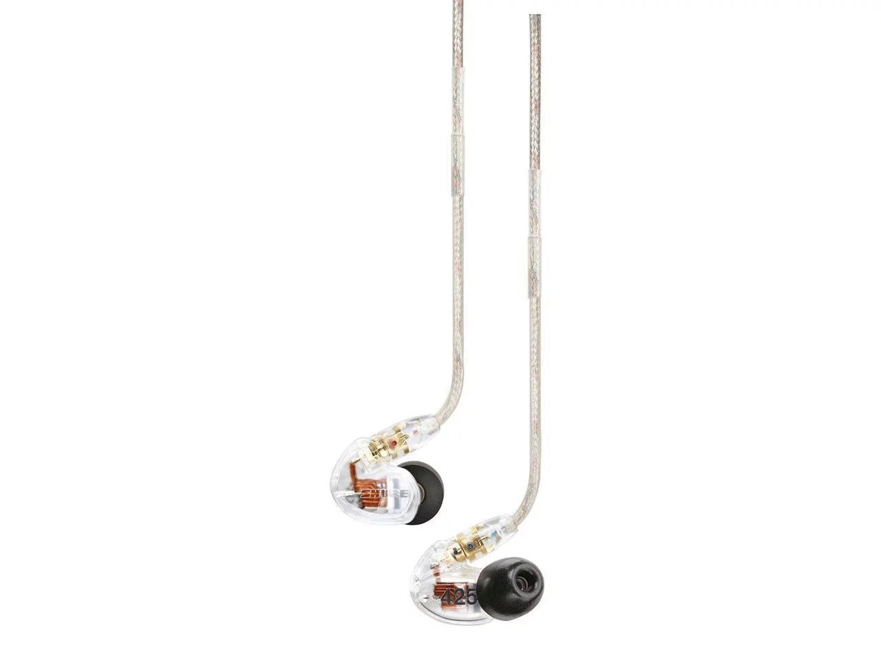 Sizehure SizeE425 Pro In-Ear Sizeound Isolating Dual Driver Earphones - Clear