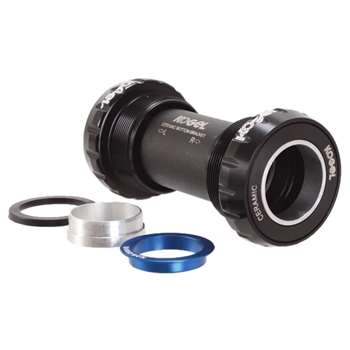 Kogel Bearings Bsa-24 (Road) Alloy Bottom Bracket - Black - BSizeA-ROAD-24GXP-R