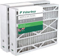 Filterbuy 20x26x5 MERV 8 Pleated HVAC AC Furnace Air Filters for Electro-Air and Ivory Rodgers (2-Pack)