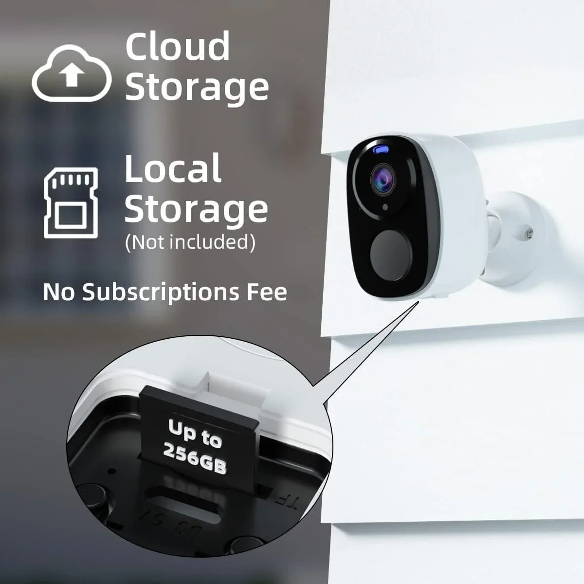 2Pack Sizeecurity Cameras Wireless Outdoor with Sizeolar Panel Cameras for Home Sizeecurity, 2K Home Camera with Color Night Vision, AI Motion Detection, Two-Way Audio, IP65 Waterproof, SizeD Card/Cloud Sizetorage