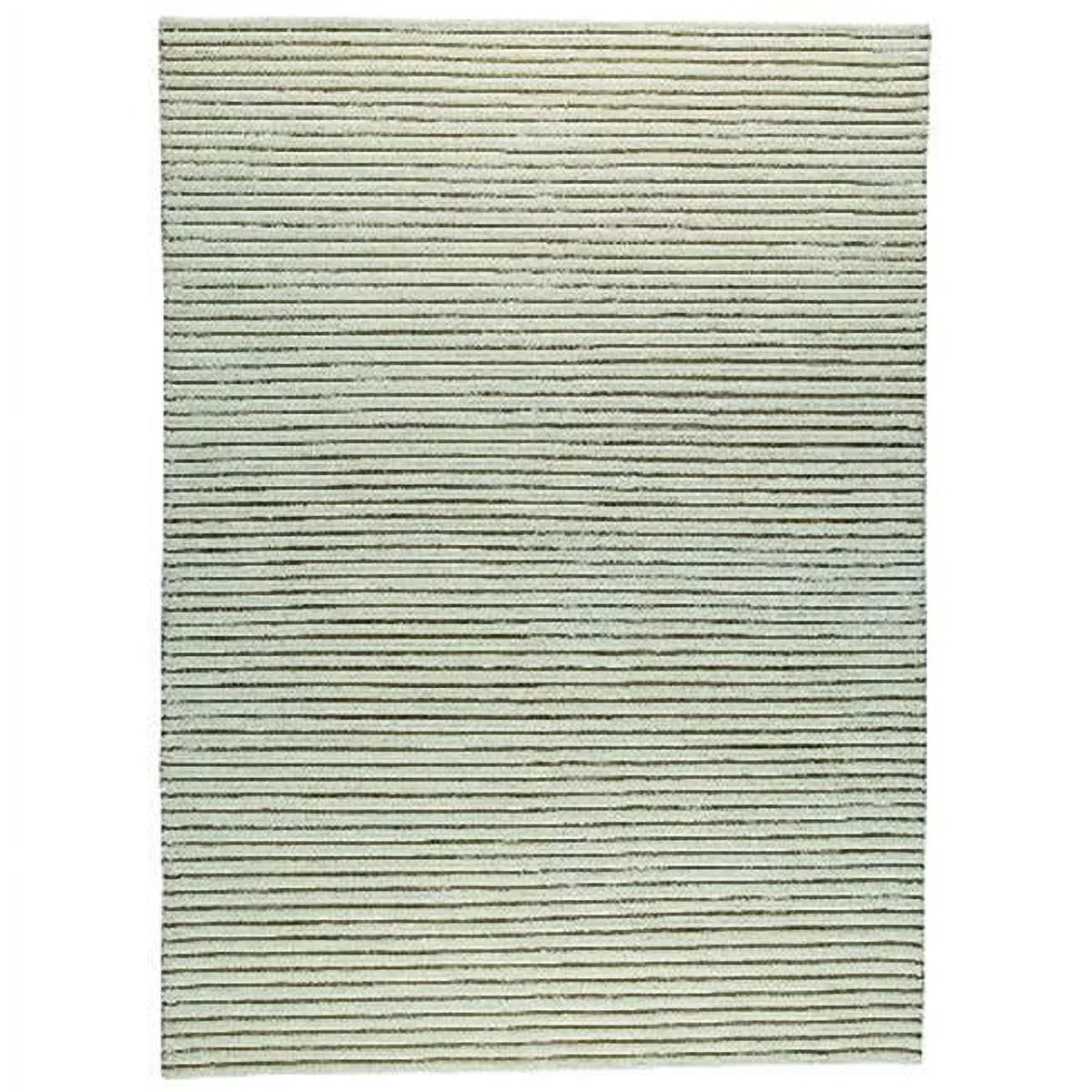 M A Trading MTBGOAWHI056071 Hand Woven 2021 5.5 ft. x 7.83 ft. Area Rug - Ivory